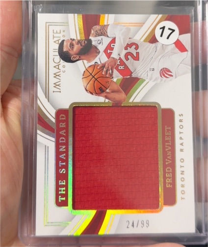 2022 Panini Immaculate Collection The Standard #ICS-FVV Fred VanVleet — front