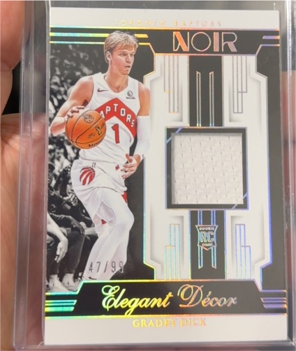 2023-24 Panini Noir #EDR-GDI Gradey Dick — front