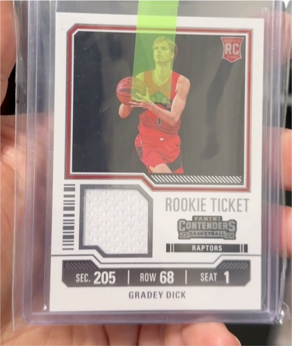 2023-24 Panini Contenders Rookie Ticket #RTS-DIC Gradey Dick — front