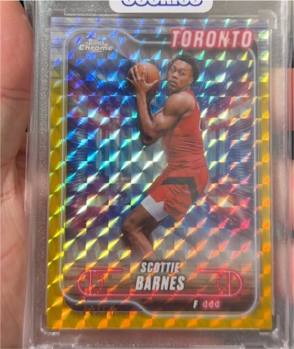 2024-25 Topps Chrome #89 Scottie Barnes — front