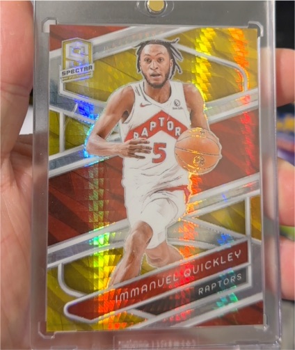 2023-24 Panini Spectra #5 Immanuel Quickley — front