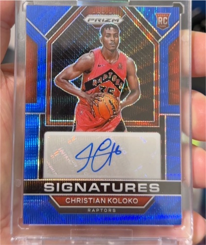 2022-23 Panini Prizm Rookie Signatures #47 Christian Koloko — front