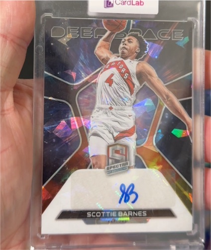 2022 Panini Spectra Deep Space #Scottie Barnes — front