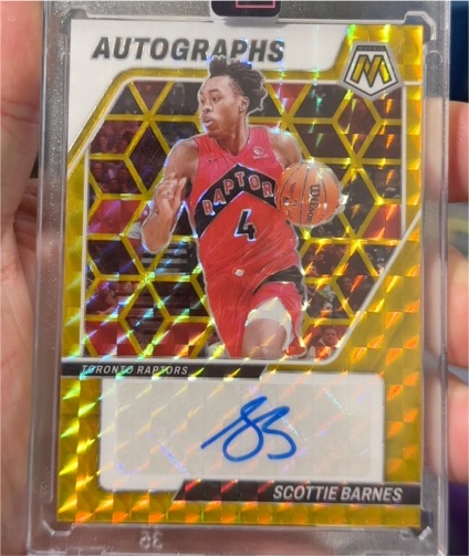 2023-24 Panini Mosaic #AM-SBA Scottie Barnes — front