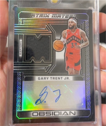 2022-23 Panini Obsidian #MM-GTR Gary Trent Jr. — front