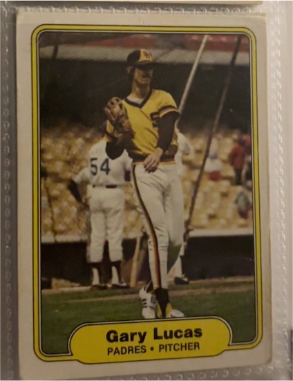1982 Fleer #577 Gary Lucas — front