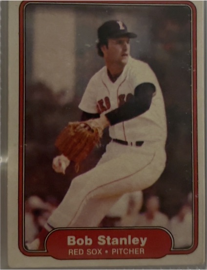 1982 Fleer #307 Bob Stanley — front