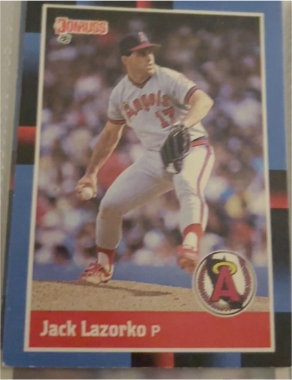 1988 Donruss #160 Jack Lazorko — front