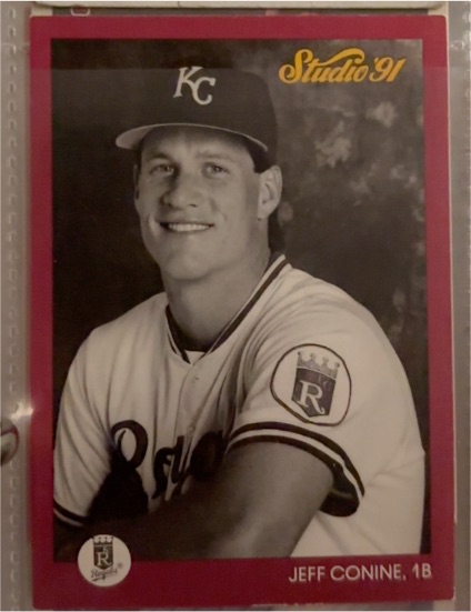 1991 Leaf Studio #63 Jeff Conine — front