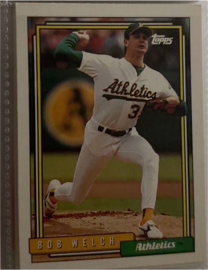 1992 Topps #285 Bob Welch — front