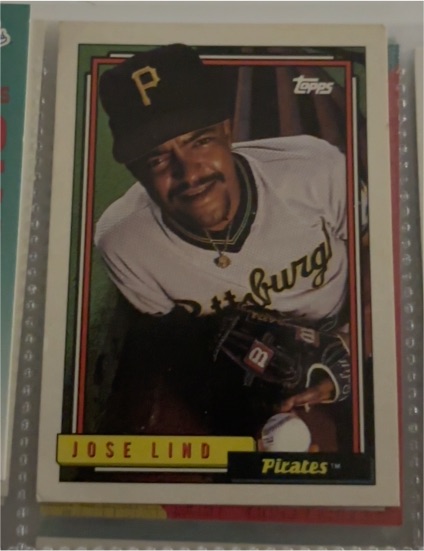 1992 Topps #43 Jose Lind — front