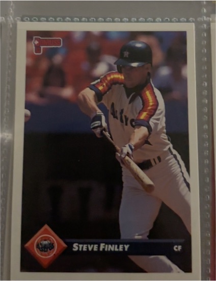 1993 Donruss #192 Steve Finley Houston Astros — front