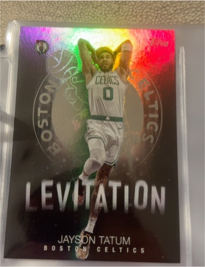 2025 Topps Basketball Levitation #L-6 Jayson Tatum — front