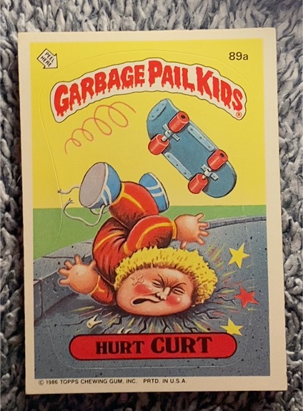 1986 Topps Garbage Pail Kids Series 3 #89a Hurt Curt — front