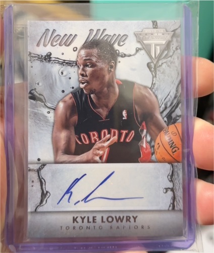 2013-14 Panini Titanium New Wave Kyle Lowry — front
