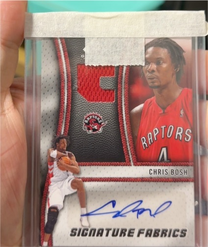 2009-10 SP Game Used Signature Fabrics #SF-CB Chris Bosh — front