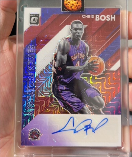 2019-20 Panini Donruss Optic #SS-CBS Chris Bosh Signature Series Mojo Auto — front