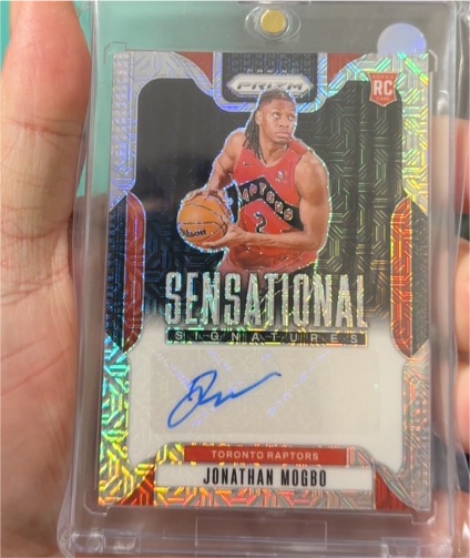 2024-25 Panini Prizm Sensational Signatures #SS-JMR Jonathan Mogbo — front