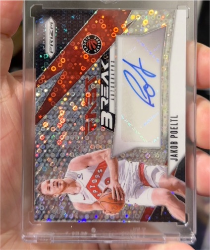 2024-25 Panini Prizm Fast Break #FB-JKP Jakob Poeltl — front
