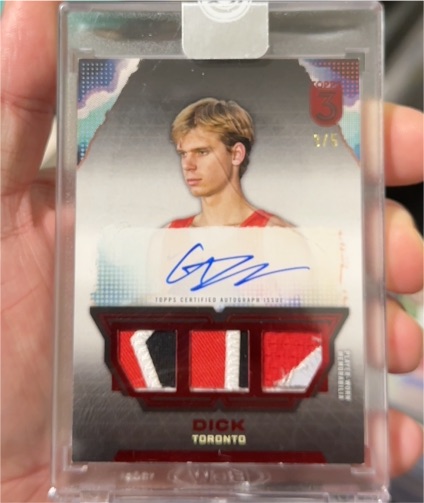 2024 Topps 3 #3 Gradey Dick — front