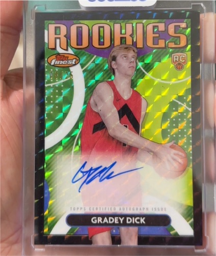 2023-24 Topps Finest Rookies #RFA-GD Gradey Dick — front