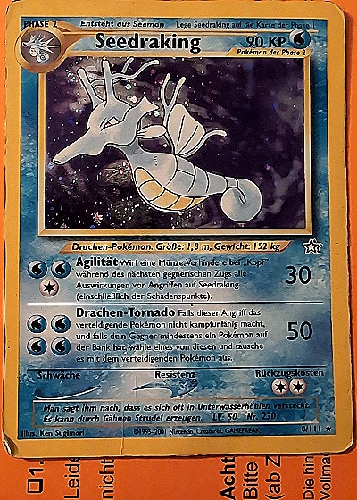1999 Pokémon Neo Genesis #81 Seedraking — front