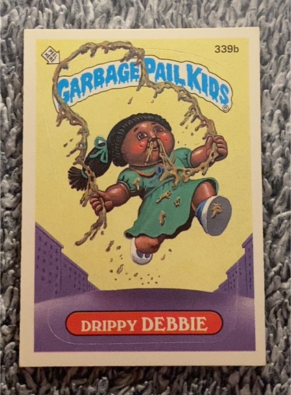 1987 Topps Garbage Pail Kids Series 9 #339b Drippy Debbie — front