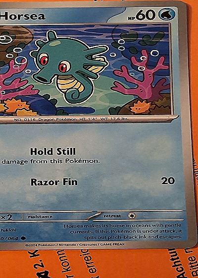 2024 Pokémon Shrouded Fable #010 Horsea — front