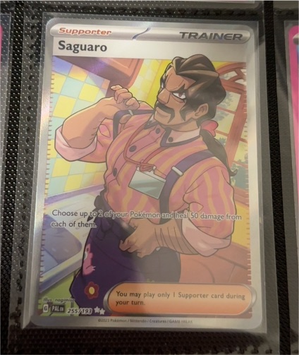 2023 Pokémon SV02: Paldea Evolved #255 Saguaro — front