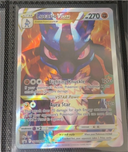 2023 Pokemon Sword & Shield #SWSH291 Lucario VSTAR — front