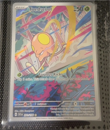 2023 Pokémon Scarlet & Violet #201 Toedscool — front
