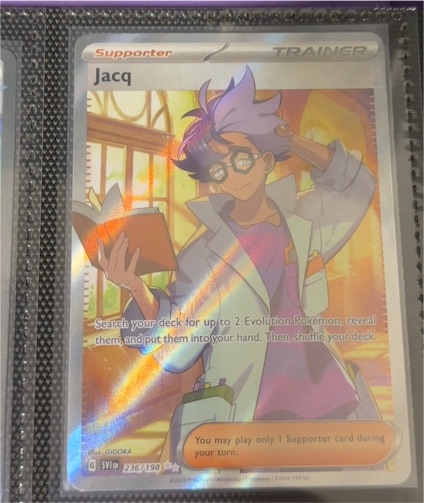 2023 Pokémon TCG Scarlet & Violet #236 Jacq — front