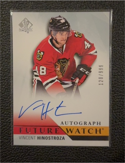 2015-16 SP Authentic Future Watch #279 Vincent Hinostroza — front