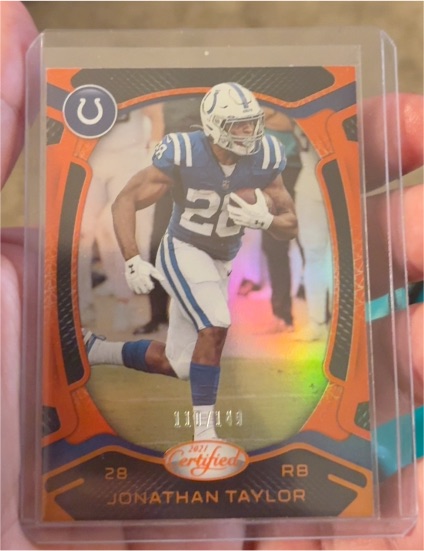 2021 Panini Certified #28 Jonathan Taylor — front