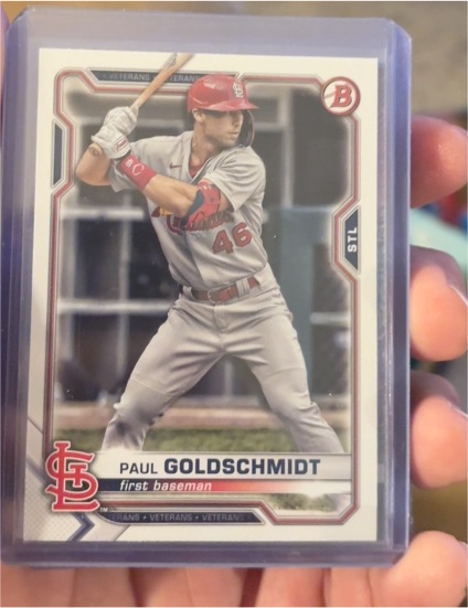 2021 Bowman #95 Paul Goldschmidt — front