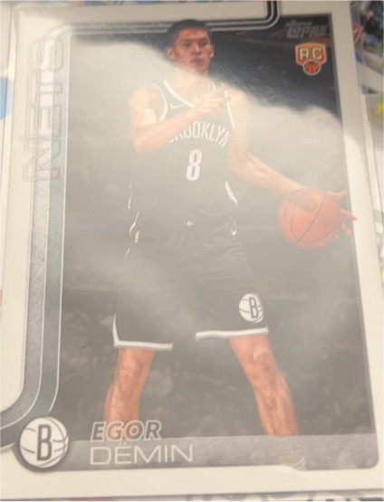 2025-26 Topps #208 Egor Demin — front