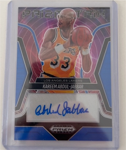 2022 Panini Prizm Penmanship Kareem Abdul-Jabbar — front
