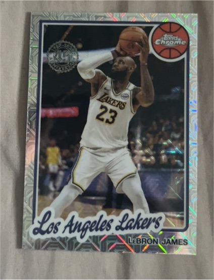 2025-26 Topps Chrome #TC-LJ LeBron James — front