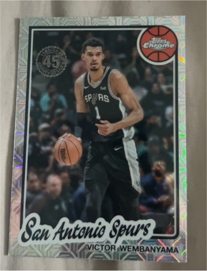 2025-26 Topps 1980-81 Chrome Mojo #TC-VW Victor Wembanyama — front