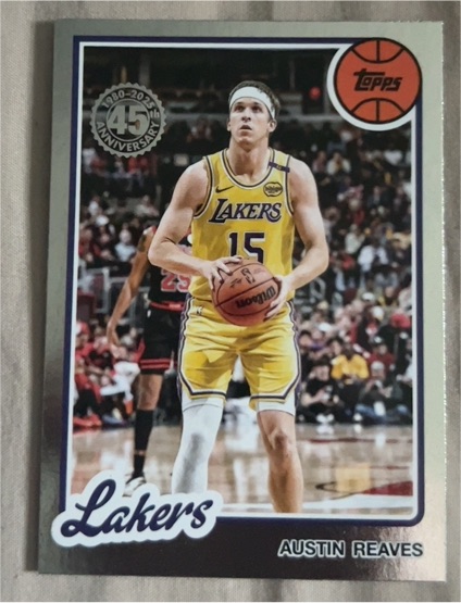 2025 Topps Basketball 45th Anniversary #80BK-6 Austin Reaves — front
