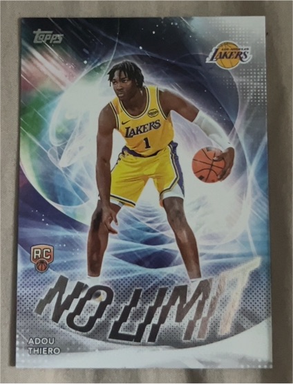 2025-26 Topps No Limit #NL-36 Adou Thiero — front