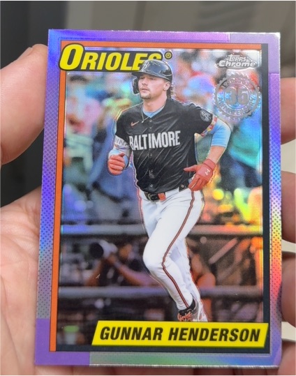2025 Topps Chrome #90CB-3 Gunnar Henderson — front