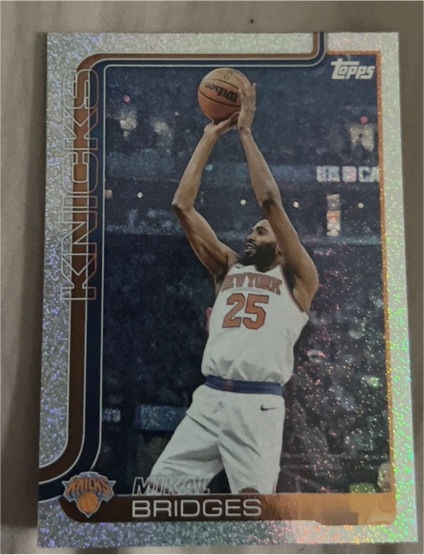 2025-26 Topps #18 Mikal Bridges — front