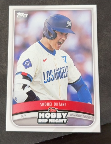 2025 Topps Hobby Rip Night #1 Shohei Ohtani — front