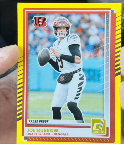 2025 Donruss #214 Joe Burrow — front