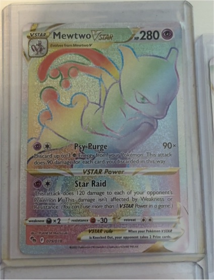 2022 Pokémon TCG #079 Mewtwo VSTAR — front