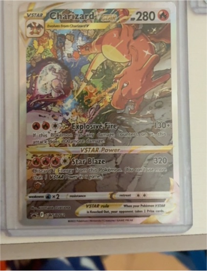 2022 Pokémon SWSH Black Star Promo #262 Charizard VSTAR — front