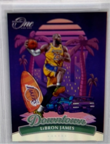 2023-24 Panini One And One Downtown LeBron James — front