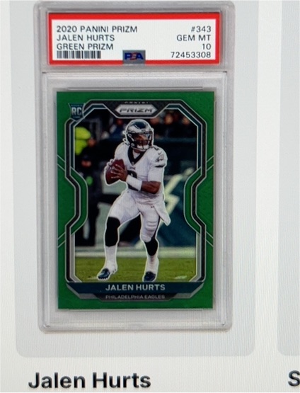 2020 Panini Prizm #343 Jalen Hurts — front