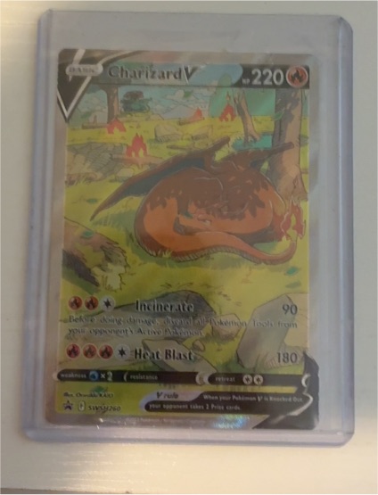 2020 Pokémon TCG Sword & Shield Promo #SWSH260 Charizard V — front